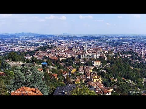 Bergamo Skyline HD Webcam in Lombardy, Italy