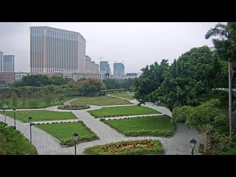 Esparteiro Garden Live Webcam in Taipa Village, Macau
