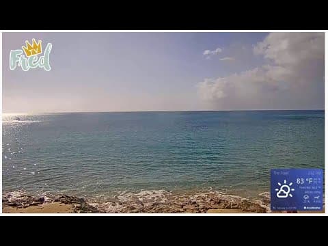 Live Streaming HD Webcam of the Frederiksted Beach, U.S. Virgin Islands