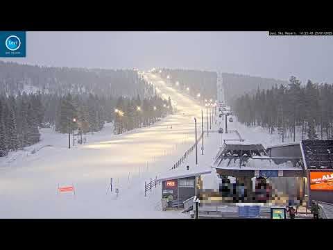 Live Gondoli Cabin Lift Webcam Lower Station, Levi Ski Resort, Finland