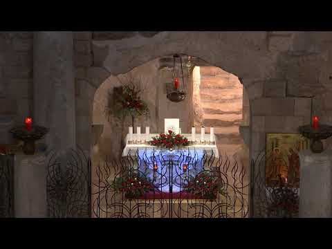 Live Webcam Altar of the Grotto of the Annunciation in Nazareth, Israel