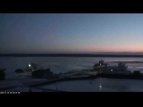 Live Washington Island Ferry Dock Webcam, Wisconsin, USA