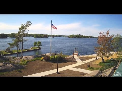 Live Webcam of Alexandria Bay Docks, New York, USA