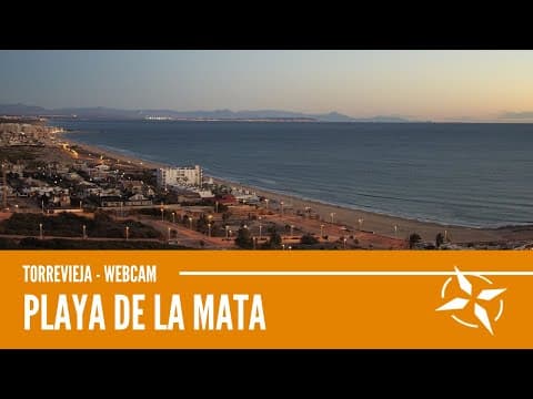 Live Beach Webcam Playa de La Mata, Torrevieja, Spain