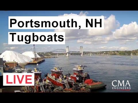 Live HD Webcam Portsmouth Harbor, NH, USA