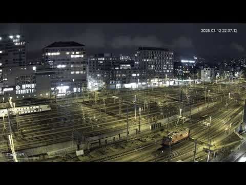 Switzerland's Zurich HB Central Station Live HD Webcam