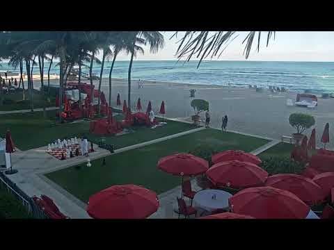 Live Acqualina Resort Beach Webcam in Sunny Isles Beach, Florida, USA