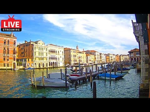 Grand Canal Live HD Stream Cam, Venice, Italy