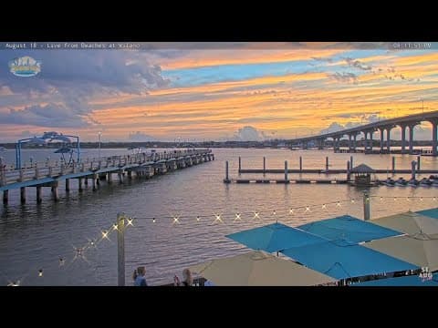 Vilano Pier Live Webcam Beaches at Vilano, St. Augustine, FL, USA