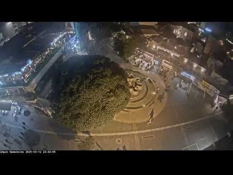 Morosini Lions Fountain, Greece live HD webcam