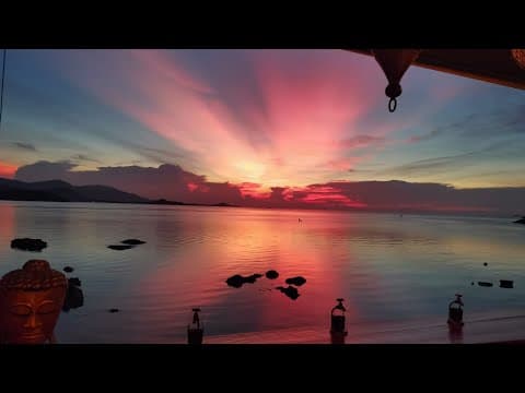 Live Streaming HD Webcam of Koh Samui Bang Rak Beach, Thailand