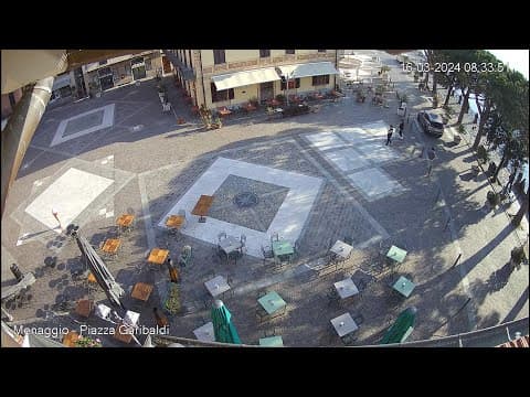 Live Webcam of Piazza Garibaldi Square in Menaggio, Lombardy, Italy