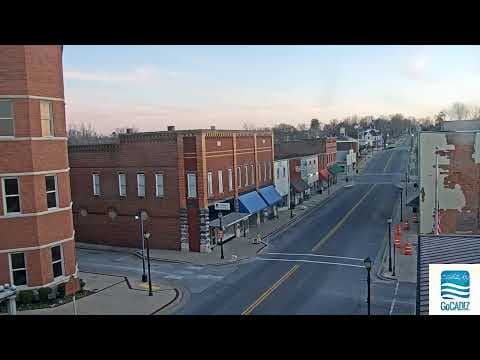 Live Downtown Cadiz stream HD Webcam, Kentucky, USA