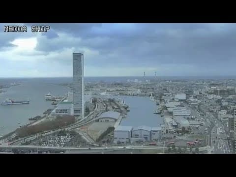 Streaming HD Webcam of Shinano River, Niigata City, Japan