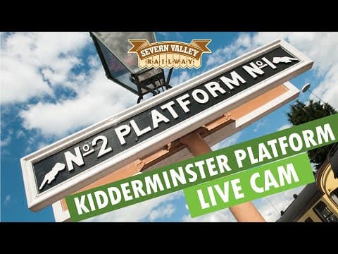 Live Webcam Kidderminster Town Railway Station Platform, UK