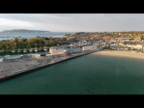 Live Weymouth Beach Webcam from Weymouth Pavilion, Dorset, England
