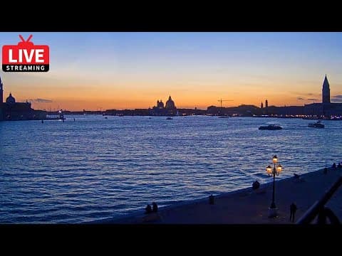 Live Venetian Lagoon HD Webcam, Venice, Italy