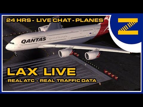 Live HD Webcam of Virtual Airport, Los Angeles, USA