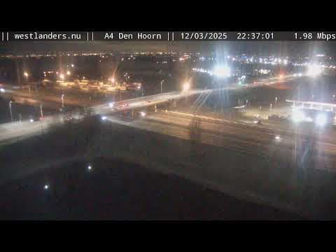 A4 Motorway Live Traffic Webcam Den Hoorn, Netherlands