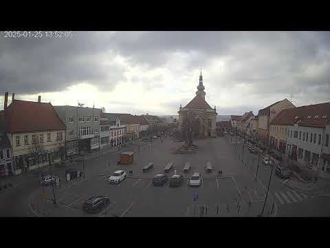 Live Masarykovo Square Webcam, Uhersky Brod, Czechia
