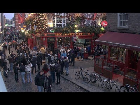 Live Temple Bar Pub Webcam, Dublin, Ireland