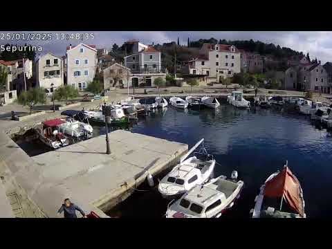 Live Prvic Sepurine Port Webcam, Sibenik-Knin, Croatia
