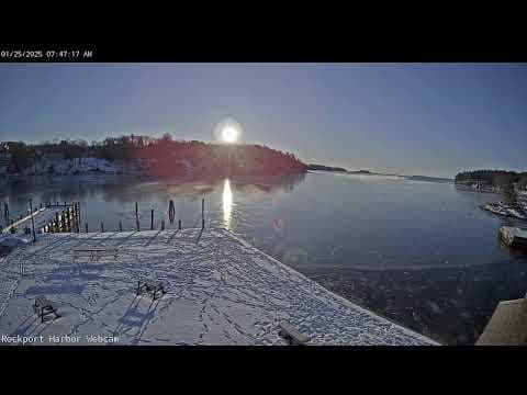Live Webcam view of Rockport Harbor in Maine, United States