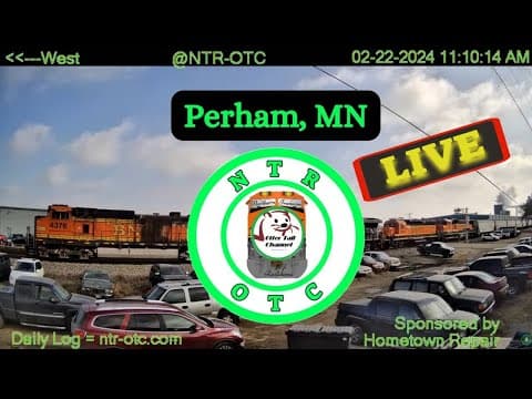 Live Webcam East Perham Railroad, MN, USA