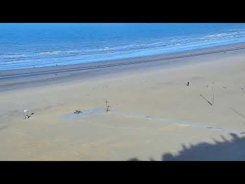 Live Leopold I Beach Webcam, in De Panne, Belgium