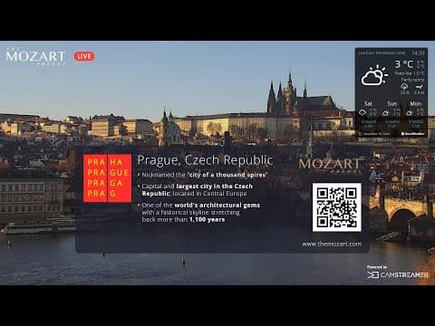 Live Webcam Tour of Prague, Czech Republic