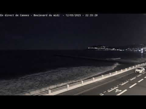 Live Cannes Beach Webcam, French Riviera, France