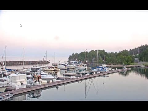 Silver Bay Marina Live HD Webcam Stream, MN, United States